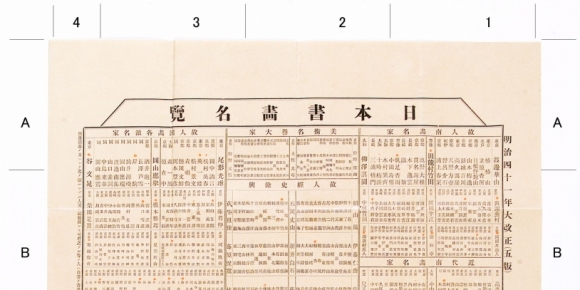 日本書画名覧 书画家名录