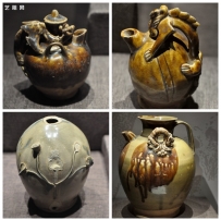 &#65279;唐代 长沙窑 堆塑|北京故宫