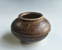 宋代 酱釉 茶入 茶叶罐 NO.1478