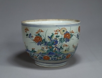 重要文化财色 · 绘月梅图茶壶 · 伊万里(柿右卫门样式)·江户时代 17世纪