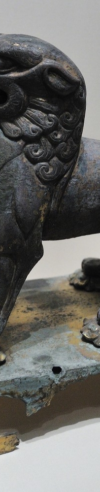 鎏金狮子  唐代  高24.8cm|波士顿美术馆藏