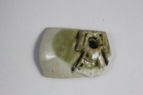 长沙窑 K-000006 五代 绿釉 浮雕耳系