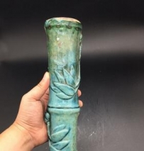 清代石湾窑竹节 摆件 NO.7490